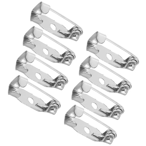 TA-VIGOR 50 Stück Sicherheitsnadeln, 15 mm, Broschen-Verschluss, Stecknadeln für Ausweise, Namenskarten, Etiketten, DIY, Handwerk, silberfarben TA-VIGOR 50 Stück Sicherheitsnadeln, 15 mm, Broschen-Verschluss, Stecknadeln für Ausweise, Namenskarten, Etiketten, DIY, Handwerk, silberfarben von TA-VIGOR