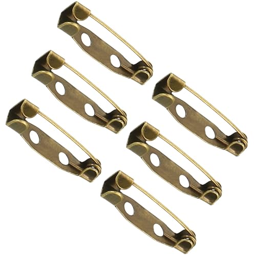 TA-VIGOR 50 Stück Sicherheitsnadeln, 20 mm, Broschen-Verschluss, Stecknadeln für Ausweise, Namenskarten, Etiketten, DIY, Handwerk, bronzefarben TA-VIGOR 50 Stück Sicherheitsnadeln, 20 mm, Broschen-Verschluss, Stecknadeln für Ausweise, Namenskarten, Etiketten, DIY, Handwerk, bronzefarben von TA-VIGOR