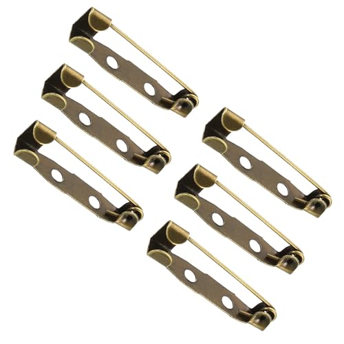 TA-VIGOR 50 Stück Sicherheitsnadeln, 25 mm, Broschen-Verschluss, Stecknadeln für Ausweise, Namenskarten, Etiketten, DIY, Handwerk, bronzefarben TA-VIGOR 50 Stück Sicherheitsnadeln, 25 mm, Broschen-Verschluss, Stecknadeln für Ausweise, Namenskarten, Etiketten, DIY, Handwerk, bronzefarben von TA-VIGOR