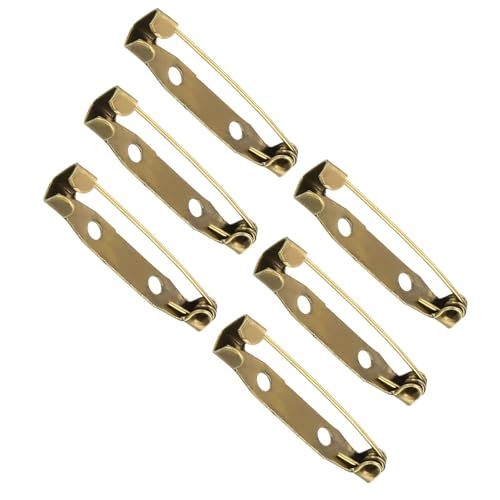 TA-VIGOR 50 Stück Sicherheitsnadeln, 30 mm, Broschen-Verschluss, Stecknadeln für Ausweise, Namenskarten, Etiketten, DIY, Handwerk, bronzefarben TA-VIGOR 50 Stück Sicherheitsnadeln, 30 mm, Broschen-Verschluss, Stecknadeln für Ausweise, Namenskarten, Etiketten, DIY, Handwerk, bronzefarben von TA-VIGOR