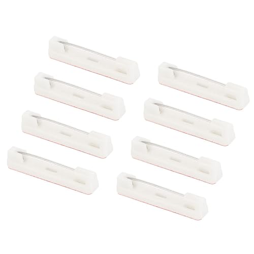 TA-VIGOR 50 Stück Sicherheitsnadeln, 31 mm, selbstklebende Brosche, Verschluss, Stecknadeln für Ausweise, Namenskarten, Etiketten, DIY, Handwerk, Weiß TA-VIGOR 50 Stück Sicherheitsnadeln, 31 mm, selbstklebende Brosche, Verschluss, Stecknadeln für Ausweise, Namenskarten, Etiketten, DIY, Handwerk, Weiß von TA-VIGOR