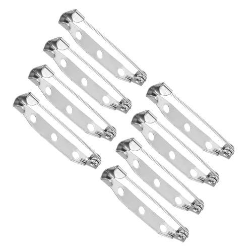 TA-VIGOR 50 Stück Sicherheitsnadeln, 35 mm, Broschen-Verschluss, Stecknadeln für Ausweise, Namenskarten, Etiketten, DIY, Handwerk, silberfarben TA-VIGOR 50 Stück Sicherheitsnadeln, 35 mm, Broschen-Verschluss, Stecknadeln für Ausweise, Namenskarten, Etiketten, DIY, Handwerk, silberfarben von TA-VIGOR