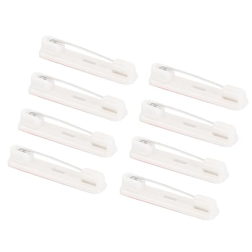 TA-VIGOR 50 Stück Sicherheitsnadeln, 36 mm, selbstklebende Brosche, Verschluss, Stecknadeln für Ausweise, Namenskarten, Etiketten, DIY, Handwerk, Weiß TA-VIGOR 50 Stück Sicherheitsnadeln, 36 mm, selbstklebende Brosche, Verschluss, Stecknadeln für Ausweise, Namenskarten, Etiketten, DIY, Handwerk, Weiß von TA-VIGOR