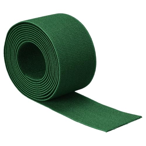 TA-VIGOR 50 mm Twill breites Gummiband, 5,1 cm, 2 Yard doppelseitig gewebte Gummibänder, Strick, flache Polyester-elastische Spule, schwerer Stretchgurt, Stricken zum Nähen, Basteln, Bund, Grün TA-VIGOR 50 mm Twill breites Gummiband, 5,1 cm, 2 Yard doppelseitig gewebte Gummibänder, Strick, flache Polyester-elastische Spule, schwerer Stretchgurt, Stricken zum Nähen, Basteln, Bund, Grün von TA-VIGOR