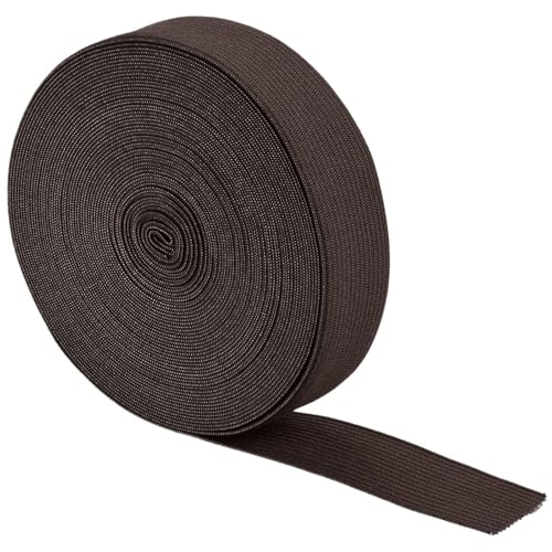 TA-VIGOR Elastische Bänder zum Nähen, 2,5 cm breit, 10 Yard Stretch flache elastische Schnur, elastische Spule Kleidungsstück Band zum Nähen von Maske, Kunst und Handwerk, Schneidern, Perücken, Bund von TA-VIGOR