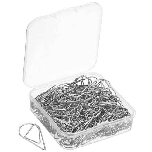 TA-VIGOR Metall-Büroklammern, tropfenförmig, mit Box, 2,5 cm, silberfarben, für Bastelarbeiten, Büro, Zuhause, 150 Stück TA-VIGOR Metall-Büroklammern, tropfenförmig, mit Box, 2,5 cm, silberfarben, für Bastelarbeiten, Büro, Zuhause, 150 Stück von TA-VIGOR