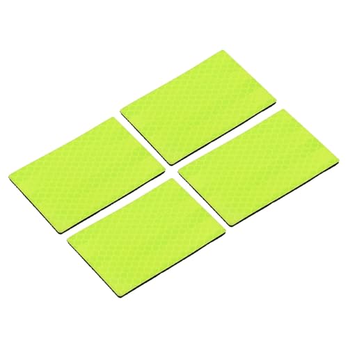 TA-VIGOR Reflektierende Flicken, 5,1 x 7,6 cm, Klettaufkleber für Fahrrad, Jacken, Rucksäcke, Helme, Kindermäntel, hohe Sichtbarkeit, Nachtsicherheitsband, Applikationen, Hellgelb, 4 Stück TA-VIGOR Reflektierende Flicken, 5,1 x 7,6 cm, Klettaufkleber für Fahrrad, Jacken, Rucksäcke, Helme, Kindermäntel, hohe Sichtbarkeit, Nachtsicherheitsband, Applikationen, Hellgelb, 4 Stück von TA-VIGOR
