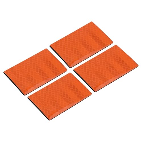 TA-VIGOR Reflektierende Flicken, 5,1 x 7,6 cm, Klettaufkleber für Fahrrad, Jacken, Rucksäcke, Helme, Kindermäntel, hohe Sichtbarkeit, Nachtsicherheitsband, Applikationen, Orange, 4 Stück TA-VIGOR Reflektierende Flicken, 5,1 x 7,6 cm, Klettaufkleber für Fahrrad, Jacken, Rucksäcke, Helme, Kindermäntel, hohe Sichtbarkeit, Nachtsicherheitsband, Applikationen, Orange, 4 Stück von TA-VIGOR