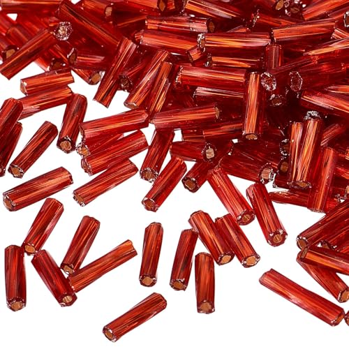 TA-VIGOR Rote Glasperlen, 6 x 1,7 mm, Abstandshalter für Schmuckherstellung, DIY-Halsketten, Armbänder, Ohrringe, Perlenhandwerk und Zubehör, 1200 Stück TA-VIGOR Rote Glasperlen, 6 x 1,7 mm, Abstandshalter für Schmuckherstellung, DIY-Halsketten, Armbänder, Ohrringe, Perlenhandwerk und Zubehör, 1200 Stück von TA-VIGOR