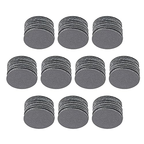 TA-VIGOR Schleifscheiben, 25 mm, Körnung 400, 2,5 cm, Klett-Schleifpapier, elektrostatischer Sand, Pflanzen, Siliziumkarbid-Schleifscheiben, 100 Stück von TA-VIGOR
