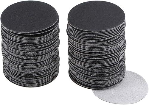 TA-VIGOR Schleifscheiben, 50 mm, Körnung 320, 5,1 cm, Klett-Schleifpapier, elektrostatisch, Sandpflanzen, Siliziumkarbid, 100 Stück TA-VIGOR Schleifscheiben, 50 mm, Körnung 320, 5,1 cm, Klett-Schleifpapier, elektrostatisch, Sandpflanzen, Siliziumkarbid, 100 Stück von TA-VIGOR