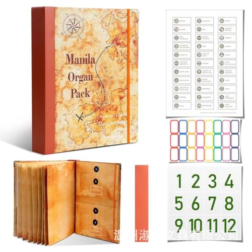 Dokumenten-Organizer, Folio-Ordner mit Taschen Dokumenten-Organizer, Folio-Ordner mit Taschen von TABLIKE
