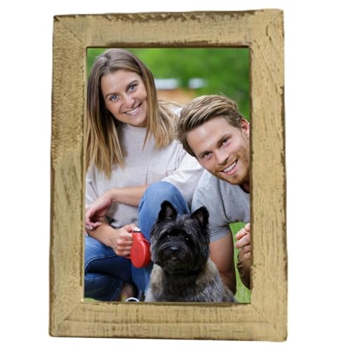 TABSIRAH Bilderrahmen, dekorativer Holz-Bilderrahmen, 7,6 x 12,7 cm, Tisch- und Wandmontage, Foto-Display für Wohnzimmer, Schlafzimmer TABSIRAH Bilderrahmen, dekorativer Holz-Bilderrahmen, 7,6 x 12,7 cm, Tisch- und Wandmontage, Foto-Display für Wohnzimmer, Schlafzimmer von TABSIRAH