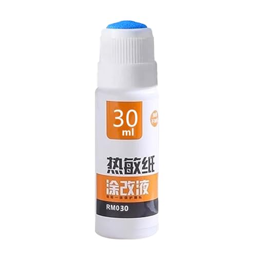 TABSIRAH Thermo-Papier-Korrekturflüssigkeit – thermisch empfindliches Papierbeseitigungsflüssigkeit – 55 ml/30 ml Sichtschutz, Artefakt, Handschrift, Beseitigungsradierer für , Männer TABSIRAH Thermo-Papier-Korrekturflüssigkeit – thermisch empfindliches Papierbeseitigungsflüssigkeit – 55 ml/30 ml Sichtschutz, Artefakt, Handschrift, Beseitigungsradierer für , Männer von TABSIRAH