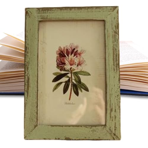 TABSIRAH Vintage-Bilderrahmen, dekorativer Holz-Bilderrahmen, 7,6 x 12,7 cm, Tischplatte und Wandhalterung, Foto-Display für Wohnzimmer, Schlafzimmer TABSIRAH Vintage-Bilderrahmen, dekorativer Holz-Bilderrahmen, 7,6 x 12,7 cm, Tischplatte und Wandhalterung, Foto-Display für Wohnzimmer, Schlafzimmer von TABSIRAH
