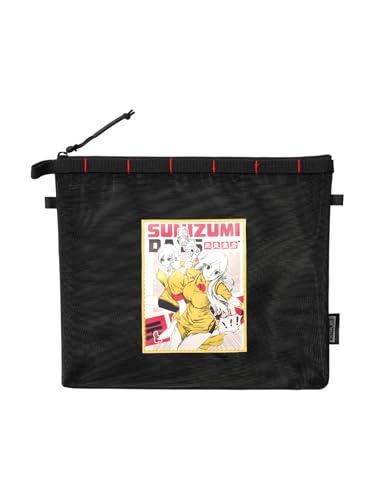 TACTICAL_GEEK Storage A12 Sunizumi Shoten Collaborative EDC Organizer Tasche, Comic-Stil halbtransparente Nylon Netzstoff Aufbewahrungstasche Reisetasche, zur Organisation von Digitalen Werkzeugen von TACTICAL_GEEK