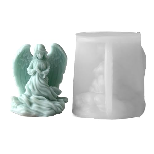 TADAYIM Engel Kerzen Silikon Gussform - 3D Mädchen Engel Gießform Für Harz - Wiederverwendbare Form Für Duftkerzen Harz Schokolade Gipsdekoration Bastelprojekte TADAYIM Engel Kerzen Silikon Gussform - 3D Mädchen Engel Gießform Für Harz - Wiederverwendbare Form Für Duftkerzen Harz Schokolade Gipsdekoration Bastelprojekte von TADAYIM