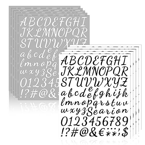 10 Blatt handgeschriebene Alphabet-Aufkleber, Alphabet-Aufkleber, selbstklebende Vinyl-Alphabet-Aufkleber, Alphanumerische Schilder, DIY, dekorative Aufkleber, DIY, Scrapbooking, Schreibwaren 10 Blatt handgeschriebene Alphabet-Aufkleber, Alphabet-Aufkleber, selbstklebende Vinyl-Alphabet-Aufkleber, Alphanumerische Schilder, DIY, dekorative Aufkleber, DIY, Scrapbooking, Schreibwaren von TAFACE