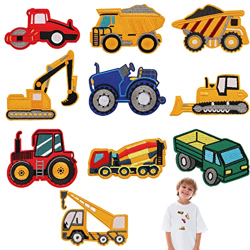 10-teiliges Fahrzeug-Flicken-Set, Kann genäht/gebügelt werden Gestickter Stoffaufnäher,Aufbügelflicken für Kinder, geeignet für Jeans, Jacken, Hemden, Hüte usw. 10-teiliges Fahrzeug-Flicken-Set, Kann genäht/gebügelt werden Gestickter Stoffaufnäher,Aufbügelflicken für Kinder, geeignet für Jeans, Jacken, Hemden, Hüte usw. von TAFACE
