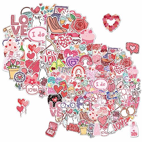200 Stück Herzaufkleber, rosa, niedliche Herzaufkleber, wasserdicht, Aufkleber für Kinder, Scrapbooking-Dekoration, Geschenkdekoration 200 Stück Herzaufkleber, rosa, niedliche Herzaufkleber, wasserdicht, Aufkleber für Kinder, Scrapbooking-Dekoration, Geschenkdekoration von TAFACE