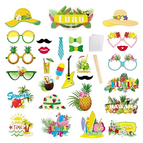 29-teilige Foto-Requisiten, Shooting-Zubehör für Tropische Themen, hawaiianisches Fotobox-Zubehör, Party-Fotoautomaten-Requisiten, geeignet für Strandparty, Geburtstag, Sommerdekoration 29-teilige Foto-Requisiten, Shooting-Zubehör für Tropische Themen, hawaiianisches Fotobox-Zubehör, Party-Fotoautomaten-Requisiten, geeignet für Strandparty, Geburtstag, Sommerdekoration von TAFACE