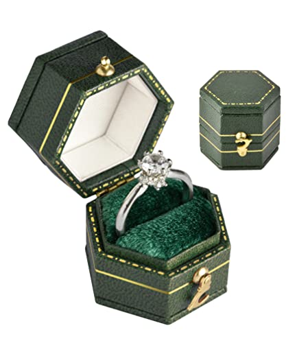 TAIMY Vintage Ringbox im klassischen viktorianischen Stil, Dekoration, Mini-Schmuckschatulle, handgefertigt, antike Ringbox, Kommode, Tisch, Schlafzimmer, Dekoration, Taschengröße, kleine, Grün TAIMY Vintage Ringbox im klassischen viktorianischen Stil, Dekoration, Mini-Schmuckschatulle, handgefertigt, antike Ringbox, Kommode, Tisch, Schlafzimmer, Dekoration, Taschengröße, kleine, Grün von TAIMY