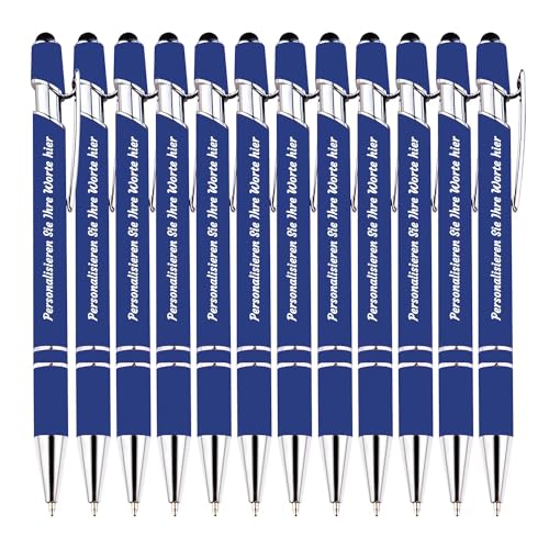 Personalisierte Business-Kugelschreiber mit Stylus-Spitze, individuelle gravierte Name Kugelschreiber, gravieren Sie Ihren Namen, Text, Business Message, Graduierung, Jubiläum Stifte 156 Pack Personalisierte Business-Kugelschreiber mit Stylus-Spitze, individuelle gravierte Name Kugelschreiber, gravieren Sie Ihren Namen, Text, Business Message, Graduierung, Jubiläum Stifte 156 Pack von TAISGONGBY
