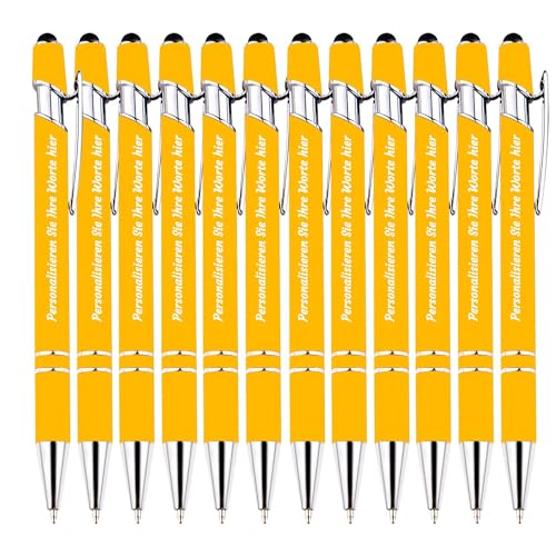 TAISGONGBY Benutzerdefinierte Stift, 252 Packungen personalisierte Stift mit Namen, Soft-Touch-Kugelschreiber, beste Stift für Weihnachten, Graduierung, Jubiläum, Büro, glattes Schreiben TAISGONGBY Benutzerdefinierte Stift, 252 Packungen personalisierte Stift mit Namen, Soft-Touch-Kugelschreiber, beste Stift für Weihnachten, Graduierung, Jubiläum, Büro, glattes Schreiben von TAISGONGBY