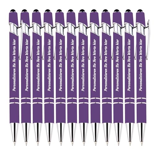 TAISGONGBY Benutzerdefinierte Stift, 252 Packungen personalisierte Stift mit Namen, Soft-Touch-Kugelschreiber, beste Stift für Weihnachten, Graduierung, Jubiläum, Büro, glattes Schreiben TAISGONGBY Benutzerdefinierte Stift, 252 Packungen personalisierte Stift mit Namen, Soft-Touch-Kugelschreiber, beste Stift für Weihnachten, Graduierung, Jubiläum, Büro, glattes Schreiben von TAISGONGBY
