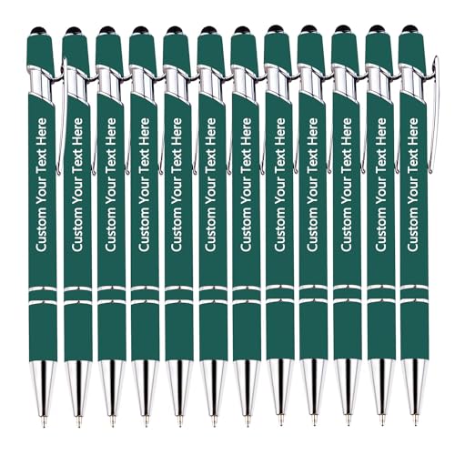 TAISGONGBY Individuell gravierter Kugelschreiber, kostenloser benutzerdefinierter Name, Text, perfekt für Firmengeschenke, Abschlussfeiern, Geburtstage, Weihnachten, 24 Stück TAISGONGBY Individuell gravierter Kugelschreiber, kostenloser benutzerdefinierter Name, Text, perfekt für Firmengeschenke, Abschlussfeiern, Geburtstage, Weihnachten, 24 Stück von TAISGONGBY