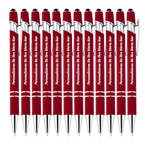 TAISGONGBY Kugelschreiber mit individueller Gravur und Stylus-Spitze, 0,5 mm Kugelschreiber mit individueller Namensgravur, perfekt für Jahrestage, Geburtstage, Abschlussfeiern, Büro, 156er-Pack TAISGONGBY Kugelschreiber mit individueller Gravur und Stylus-Spitze, 0,5 mm Kugelschreiber mit individueller Namensgravur, perfekt für Jahrestage, Geburtstage, Abschlussfeiern, Büro, 156er-Pack von TAISGONGBY