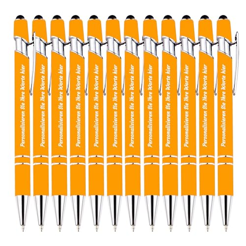 TAISGONGBY Kugelschreiber mit individueller Gravur und Stylus-Spitze, 0,5 mm Kugelschreiber mit individueller Namensgravur, perfekt für Jahrestage, Geburtstage, Abschlussfeiern, Büro, 156er-Pack TAISGONGBY Kugelschreiber mit individueller Gravur und Stylus-Spitze, 0,5 mm Kugelschreiber mit individueller Namensgravur, perfekt für Jahrestage, Geburtstage, Abschlussfeiern, Büro, 156er-Pack von TAISGONGBY