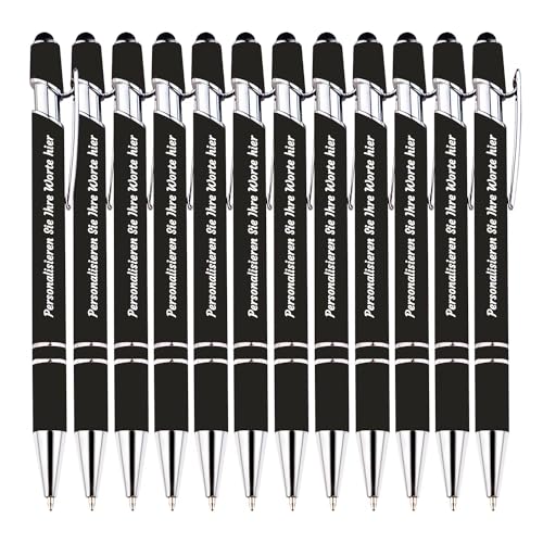 TAISGONGBY Personalisierter Business-Kugelschreiber, benutzerdefinierte Stylus-Kugelschreiber, gravieren Sie Ihren Namen, Text, Geschäftsnachricht, Abschlussfeier, Jubiläumsstifte, 156er-Pack TAISGONGBY Personalisierter Business-Kugelschreiber, benutzerdefinierte Stylus-Kugelschreiber, gravieren Sie Ihren Namen, Text, Geschäftsnachricht, Abschlussfeier, Jubiläumsstifte, 156er-Pack von TAISGONGBY