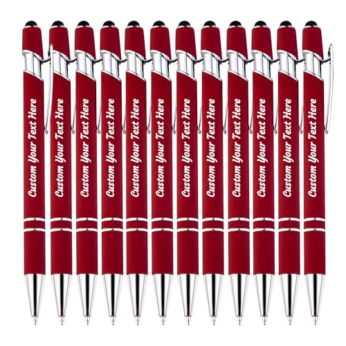 TAISGONGBY Personalisierter Business-Kugelschreiber, benutzerdefinierter Stift-Kugelschreiber, kann mit Ihrem Namen, Text,Abschlussfeier und Jubiläumsfüllfederhalter im 120er-Pack graviert werden TAISGONGBY Personalisierter Business-Kugelschreiber, benutzerdefinierter Stift-Kugelschreiber, kann mit Ihrem Namen, Text,Abschlussfeier und Jubiläumsfüllfederhalter im 120er-Pack graviert werden von TAISGONGBY