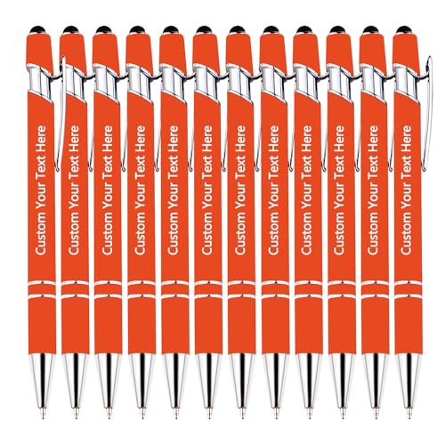 TAISGONGBY Personalisierter Füllfederhalter mit Namen, 12 individuelle Touch-Kugelstifte, perfekt für Firmengeschenke, Abschlussfeiern, Geburtstag, Weihnachten und reibungsloses Schreiben TAISGONGBY Personalisierter Füllfederhalter mit Namen, 12 individuelle Touch-Kugelstifte, perfekt für Firmengeschenke, Abschlussfeiern, Geburtstag, Weihnachten und reibungsloses Schreiben von TAISGONGBY
