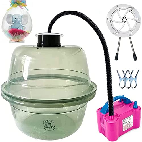 TAISK Balloon Stuffing Machine, DIY Balloon Filling Tool Diameter 46 cm / 18.1 Inches, Balloon Wrap Filling Tool for Wedding, Christmas, Birthday Party, Balloon Bouquet, Green (Green) von TAISK