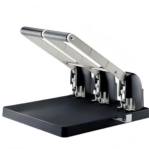 TAIYUYUE Ultra-langlebiger Dreilochstanzer – entworfen für Standard-3-Ringbücher mit 7 mm Durchmesser Löchern, verfügt über einen arbeitssparenden Mechanismus und eine Stanzkapazität von 150 Blatt TAIYUYUE Ultra-langlebiger Dreilochstanzer – entworfen für Standard-3-Ringbücher mit 7 mm Durchmesser Löchern, verfügt über einen arbeitssparenden Mechanismus und eine Stanzkapazität von 150 Blatt von TAIYUYUE