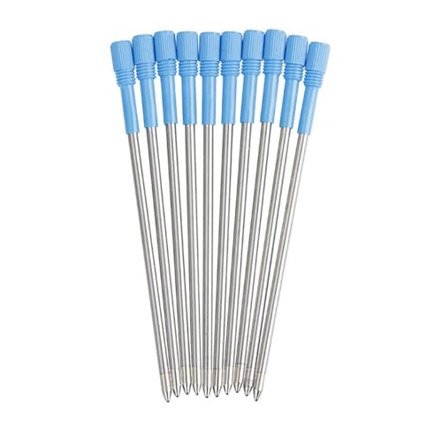 TAKOXIA Kugelschreiber, 10 Stück austauschbare Kugelschreiberminen, Metallminen für Drehkugelschreiber, 1,0 mm Spitze TAKOXIA Kugelschreiber, 10 Stück austauschbare Kugelschreiberminen, Metallminen für Drehkugelschreiber, 1,0 mm Spitze von TAKOXIA