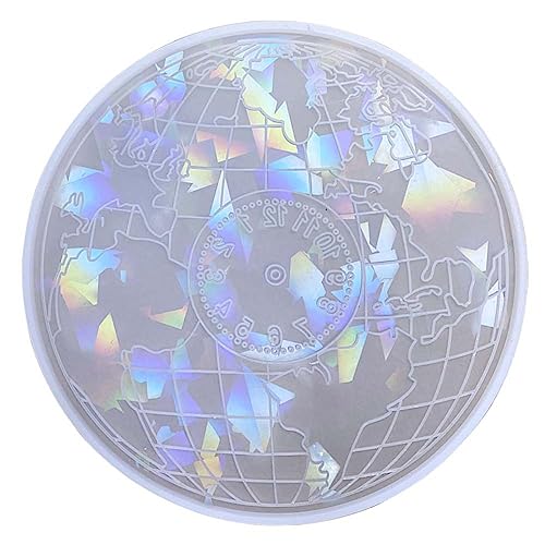 TAKOXIA Silikonform, holografische runde Erduhr-Silikonform, Heimdekoration, Epoxidharz-Form, handgefertigt, Uhrform, leicht zu reinigen TAKOXIA Silikonform, holografische runde Erduhr-Silikonform, Heimdekoration, Epoxidharz-Form, handgefertigt, Uhrform, leicht zu reinigen von TAKOXIA