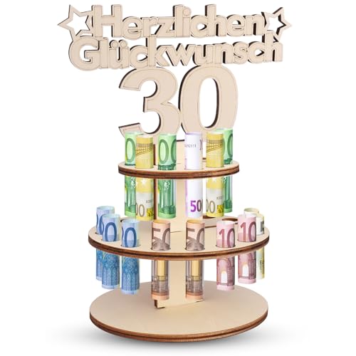 TAKUZA Originelle Geldgeschenke Geburtstag 30 Holz, Geldgeschenke Geburtstag 30 mann, Geldgeschenk zum 30. Geburtstag Frau, Geldgeschenk 30. Geburtstag Mann, 30 Geldgeschenk, Witzige Geschenkideen TAKUZA Originelle Geldgeschenke Geburtstag 30 Holz, Geldgeschenke Geburtstag 30 mann, Geldgeschenk zum 30. Geburtstag Frau, Geldgeschenk 30. Geburtstag Mann, 30 Geldgeschenk, Witzige Geschenkideen von TAKUZA
