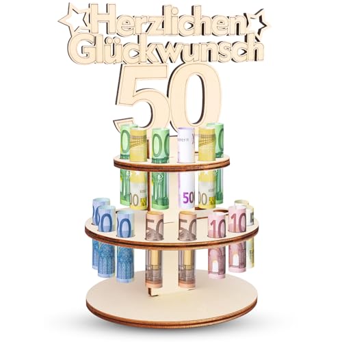 TAKUZA Originelle Geldgeschenke Geburtstag 50 Holz, Geldgeschenk 50 Geburtstag Frau, Geldgeschenk 50.Geburtstag Frau, Geldgeschenk 50. Geburtstag Mann, Witzige Geschenkideen für Familie, Freunde TAKUZA Originelle Geldgeschenke Geburtstag 50 Holz, Geldgeschenk 50 Geburtstag Frau, Geldgeschenk 50.Geburtstag Frau, Geldgeschenk 50. Geburtstag Mann, Witzige Geschenkideen für Familie, Freunde von TAKUZA