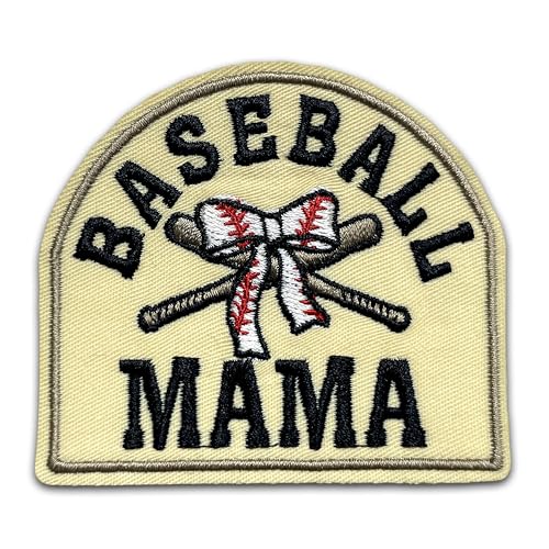 Baseball-Mama-Aufnäher, 7,6 cm, Baseball-Schleife, Girlie-Sport, Baseball-Mutter, Softball, zum Aufbügeln oder Aufnähen, Stickerei-Aufnäher für Trucker, Hüte, Kleidung, Rucksack, DIY-Zubehör, Freunde Baseball-Mama-Aufnäher, 7,6 cm, Baseball-Schleife, Girlie-Sport, Baseball-Mutter, Softball, zum Aufbügeln oder Aufnähen, Stickerei-Aufnäher für Trucker, Hüte, Kleidung, Rucksack, DIY-Zubehör, Freunde von TAMAILA