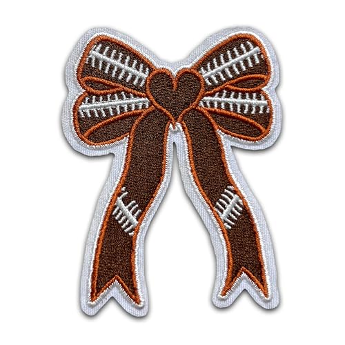 Baseball-Schleifenaufnäher, 7,6 cm, für Damen, Baseball-Team, Girlie-Sport, Softball, niedliches Aufbügeln/Aufnähen, Stickerei-Aufnäher für Trucker, Hüte, Kleidung, Rucksack, DIY-Zubehör, Freunde Baseball-Schleifenaufnäher, 7,6 cm, für Damen, Baseball-Team, Girlie-Sport, Softball, niedliches Aufbügeln/Aufnähen, Stickerei-Aufnäher für Trucker, Hüte, Kleidung, Rucksack, DIY-Zubehör, Freunde von TAMAILA