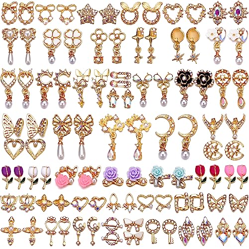 50 Stück 3D Blume Nail Art Ornamente Y2K Nagel Ornamente Acryl Nagel Ornamente Gold Luxus Schmetterling Ornamente für Nail Art 3D Nagel Dekoration Ornamente 50 Stück 3D Blume Nail Art Ornamente Y2K Nagel Ornamente Acryl Nagel Ornamente Gold Luxus Schmetterling Ornamente für Nail Art 3D Nagel Dekoration Ornamente von TAMHOO