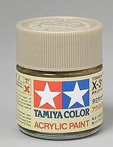 TAMIYA 81031 X-31 Titanium Gold glänzend 23ml-Lackierfarbe für Plastikmodellbau, Bastelzubehör, Farbe für den Modellbau TAMIYA 81031 X-31 Titanium Gold glänzend 23ml-Lackierfarbe für Plastikmodellbau, Bastelzubehör, Farbe für den Modellbau von TAMIYA