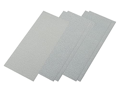 TAMIYA 87024 Schleifpapierset (5) 1200/1500/2000, Modellbau, Zubehör, 5 Stück (1er Pack), Silber von TAMIYA