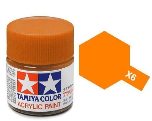 TAMIYA Acrylfarbe 10 ml X-6 ORANGE von TAMIYA
