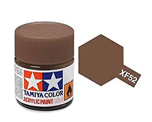 TAMXF52 81752 Acrylic Mini XF52 Flat Earth 1/3 oz by Tamiya Paints by Tamiya Paints von TAMIYA