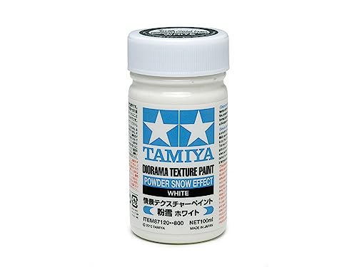 Tamiya 87120 Modellbau-Spachtelmasse Pulver-Schnee-Weiß 100 ml von TAMIYA