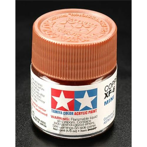 Tamiya Model Color Acrylfarbe XF-6 Kupfer Net 10ml 81706 mit RCECHO Vollversion Apps Ausgabe von TAMIYA